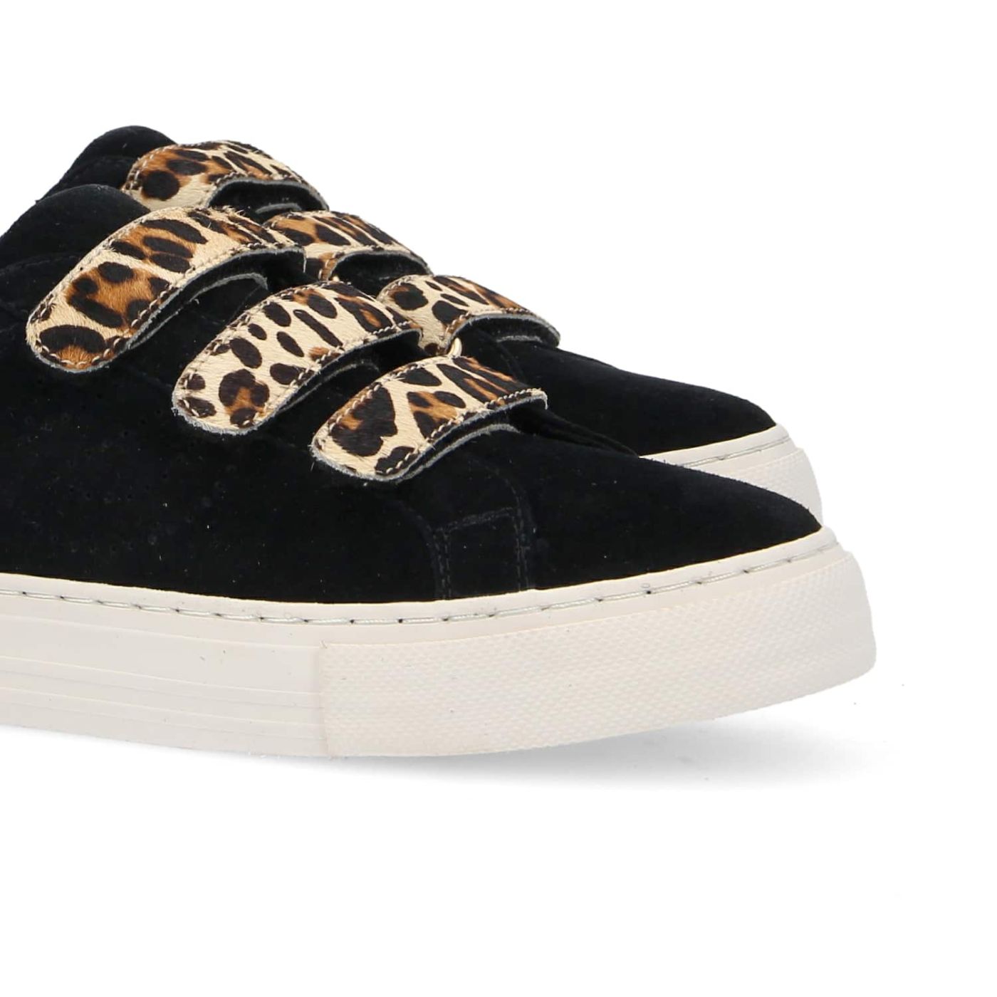 ARCADE STRAPSPERFO W - GOAT SUEDE/LEO - NERO/LEOPARDATO